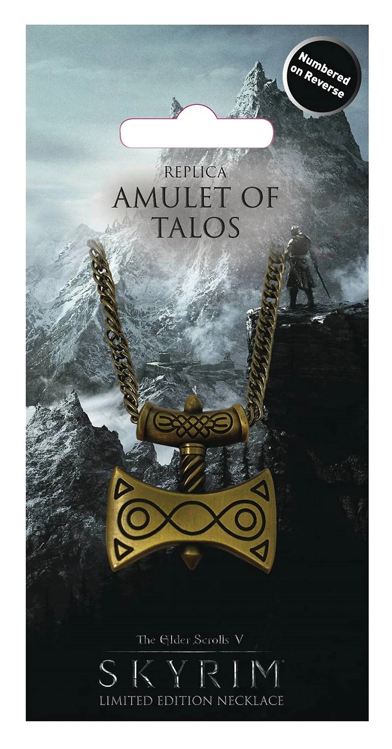Elder Scrolls V Skyrim Replica Amulet Talos Ltd Ed Necklace 