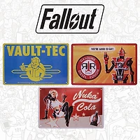 Fallout Tin Sign Set 