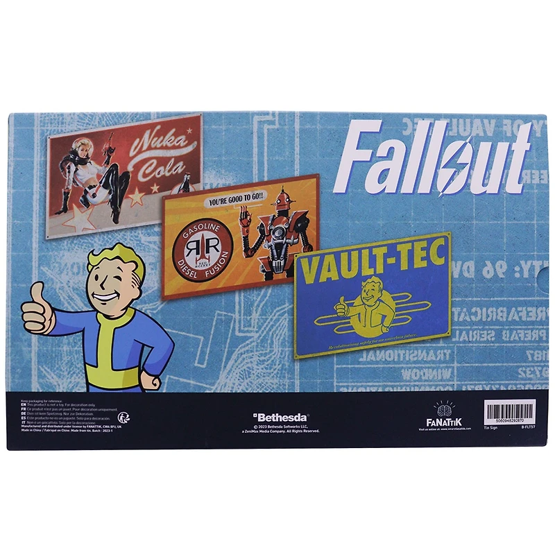 Fallout Tin Sign Set 