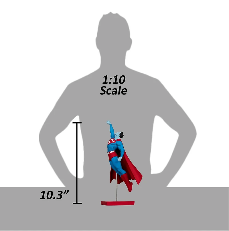 DC Direct Superman by Gary Frank (Superman Red and Blue) 1:10 Scale Resin Statue 