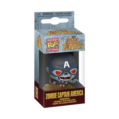 POP! Keychain Zombie Captain America 