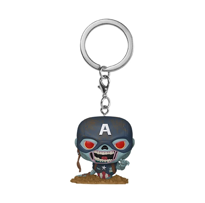 POP! Keychain Zombie Captain America 