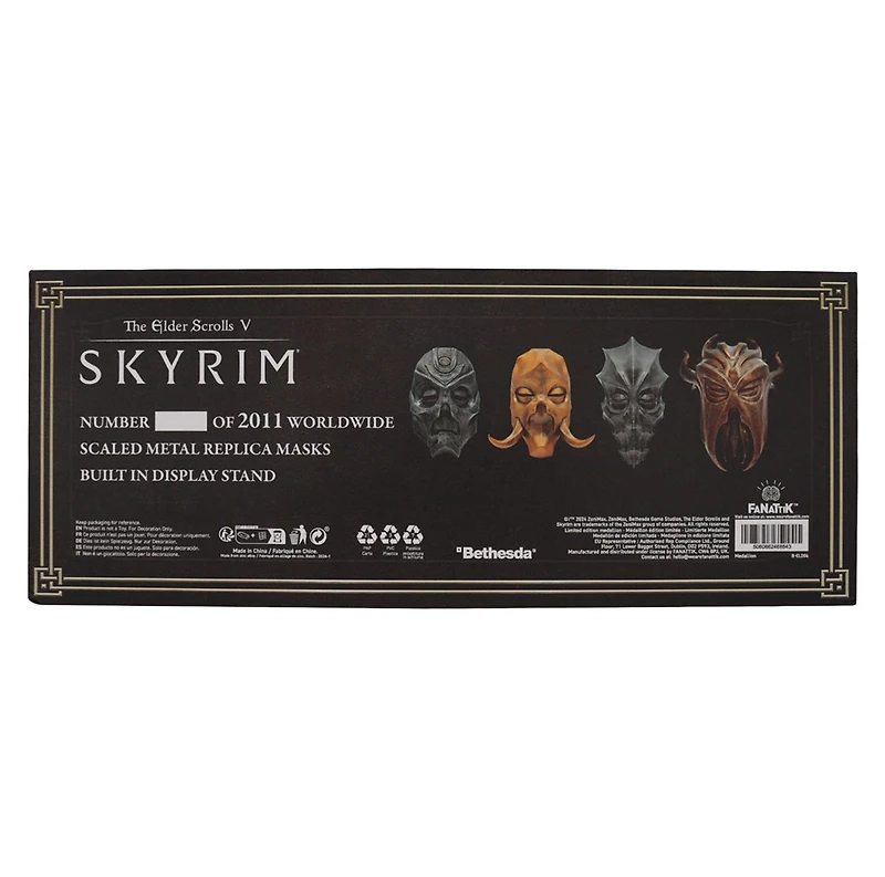 The Elder Scrolls V Skyrim Dragon Priest Masks (Set of 4)