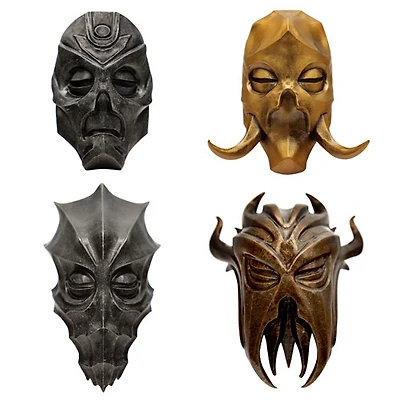The Elder Scrolls V Skyrim Dragon Priest Masks (Set of 4)