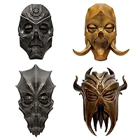 The Elder Scrolls V Skyrim Dragon Priest Masks (Set of 4) 
