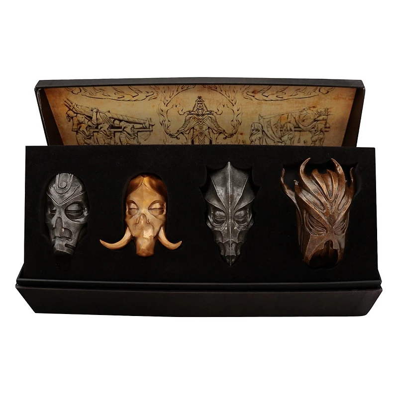 The Elder Scrolls V Skyrim Dragon Priest Masks (Set of 4)