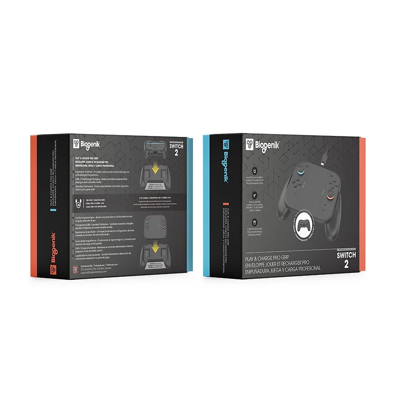 Play & Charge Pro Grip Nintendo Switch 2 