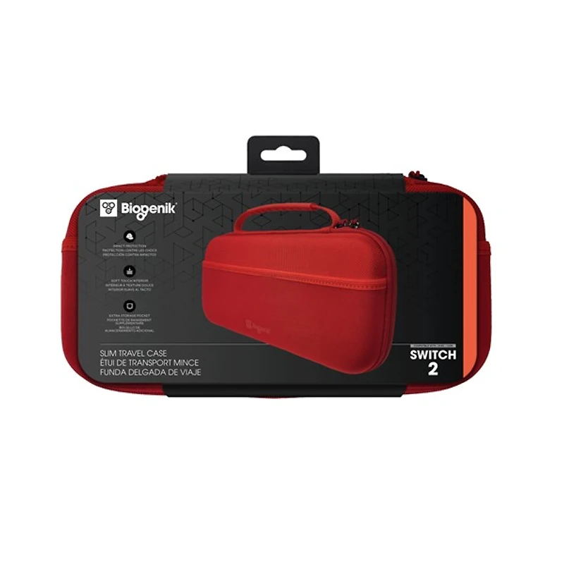 Slim Travel Case Red Nintendo Switch 2