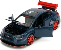 Jada Toys 2016 Subaru WRX STI w/Yuji Itadori Die-Cast Figure, Jujutsu Kaisen 1:24 Scale 