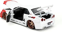 Jada Street Fighter 2002 Nissan Skyline GTR Ryu 1/24 Scale Die-Cast Vehicle Replica 