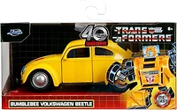 Jada Transformers G1 Bumblebee Volkswagen Beetle Die-Cast Vehicle Replica 