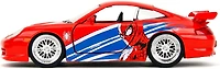 Jada Hollywood Rides Spider-Man Porsche 911 GT3 RS 1:32 – Die-Cast Vehicle Paint, Opening Doors Marvel Theme – Red/Blue
