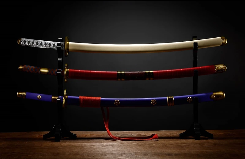 One Piece Roronoa Zoro Three Sword Style Set (Wado Ichimonji,Sandai Kitetsu,Enma), Tamashii Nations  