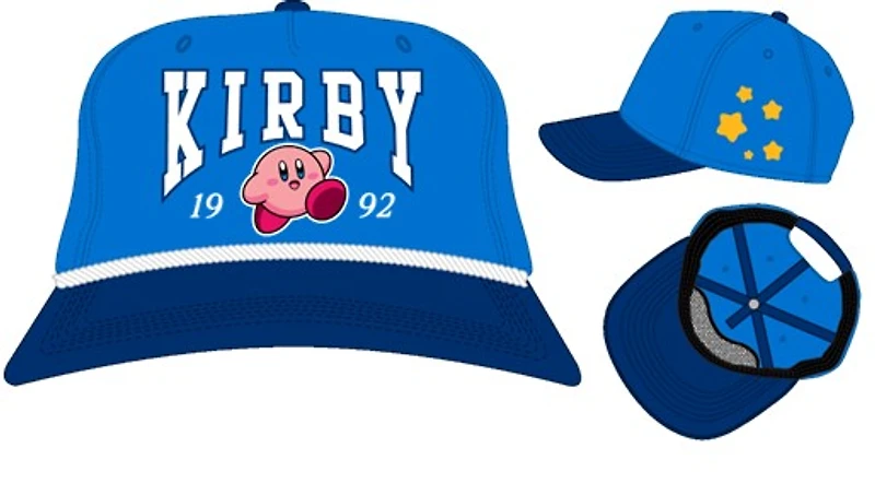 Casquette universitaire bleue Kirby 