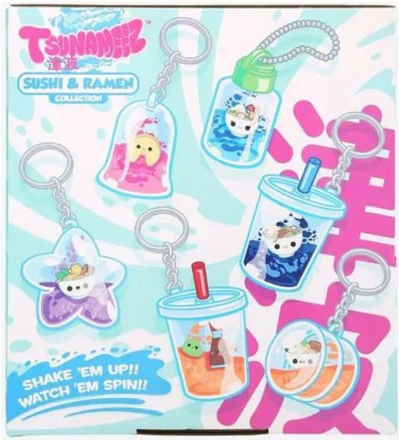 Tsunameez Sushi & Ramen Water Keychain Figure Blind  – One Variation Chosen at Random