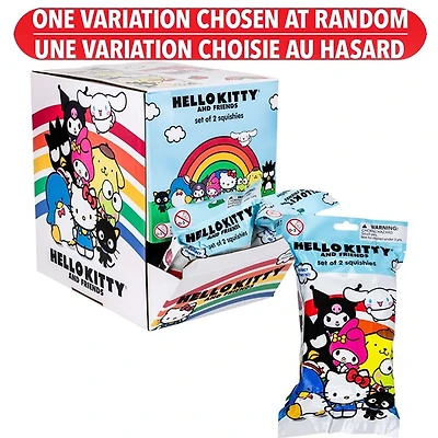 Hello Kitty and Friends Squishy 2 Pack Blind Bag – One Variation Chosen at Random