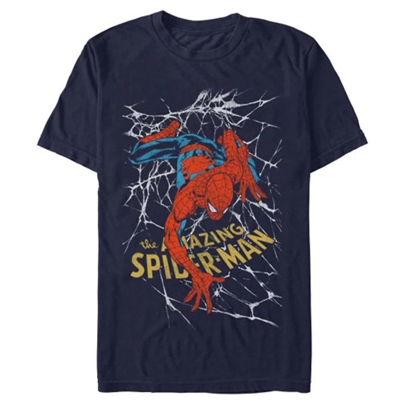 Spider-Man Web Navy T-Shirt