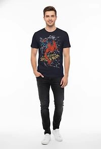 Spider-Man Web Navy T-Shirt