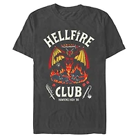 Stranger Things Hellfire Club Grey T-Shirt