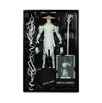 Mortal Kombat Raiden Glow In The Dark Edition Gold Label 7-Inch Action Figure 