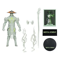 Mortal Kombat Raiden Glow In The Dark Edition Gold Label 7-Inch Action Figure 