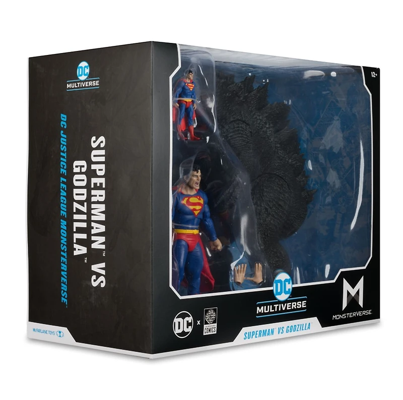 DC Multiverse Superman vs. Godzilla (Justice League vs. Godzilla vs. Kong) 2 Pack 