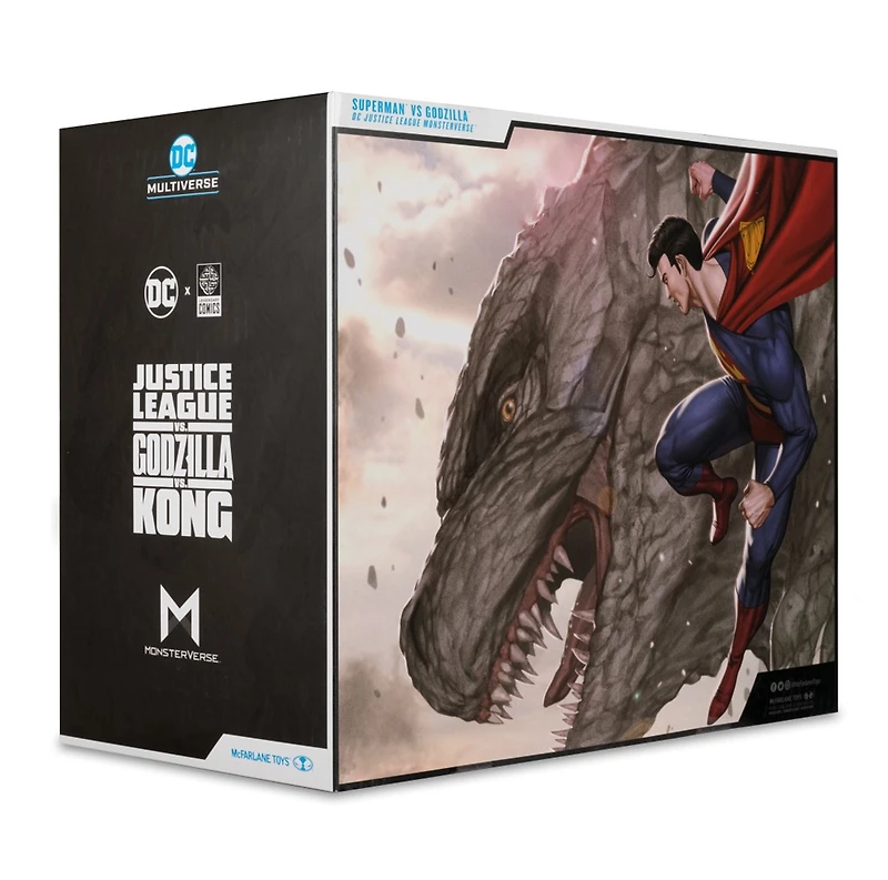 DC Multiverse Superman vs. Godzilla (Justice League vs. Godzilla vs. Kong) 2 Pack 