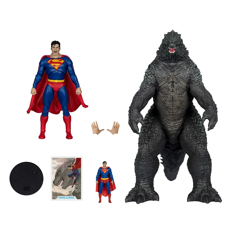 DC Multiverse Superman vs. Godzilla (Justice League vs. Godzilla vs. Kong) 2 Pack 