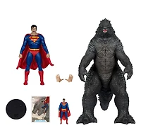 DC Multiverse Superman vs. Godzilla (Justice League vs. Godzilla vs. Kong) 2 Pack 