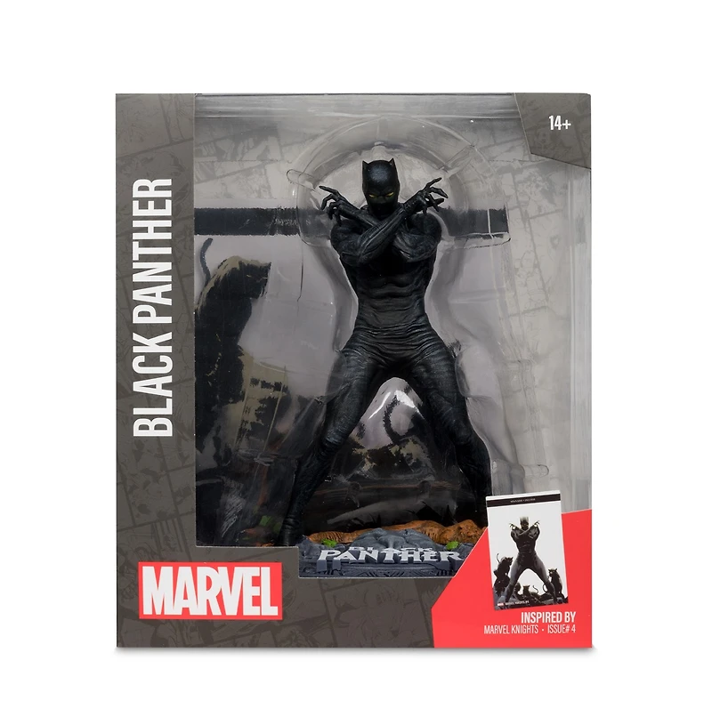 Marvel Black Panther 1:10th Scale Collectible with Scene (Marvel Knights #4) 