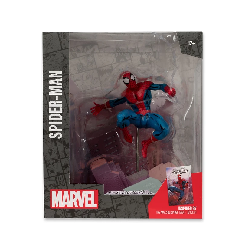 Marvel Spider-Man 1:10th Scale Collectible with Scene (The Amazing Spider-Man #1) 