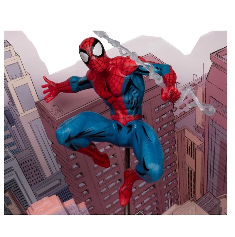 Marvel Spider-Man 1:10th Scale Collectible with Scene (The Amazing Spider-Man #1) 