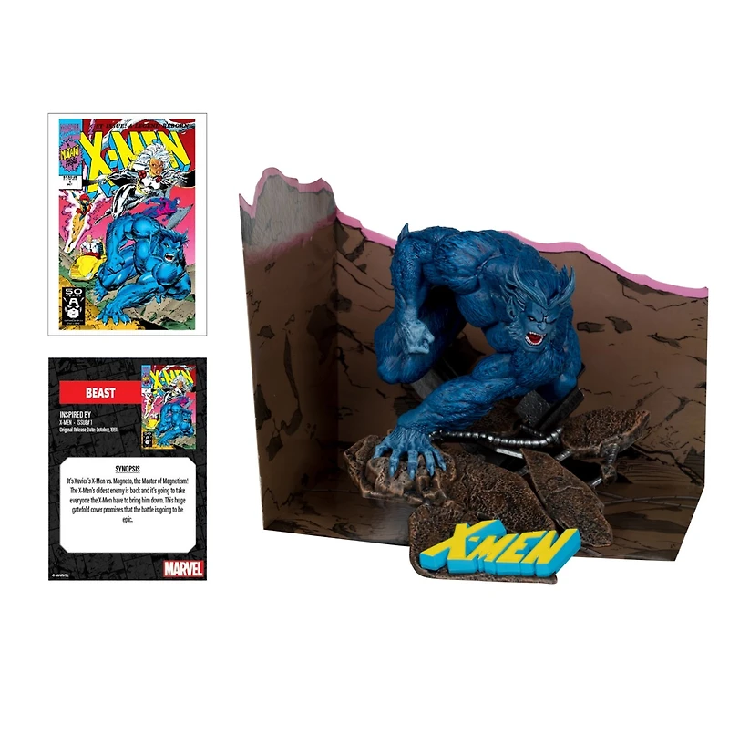 Marvel Beast 1:10th Scale Collectible with Scene (X-Men #1)  