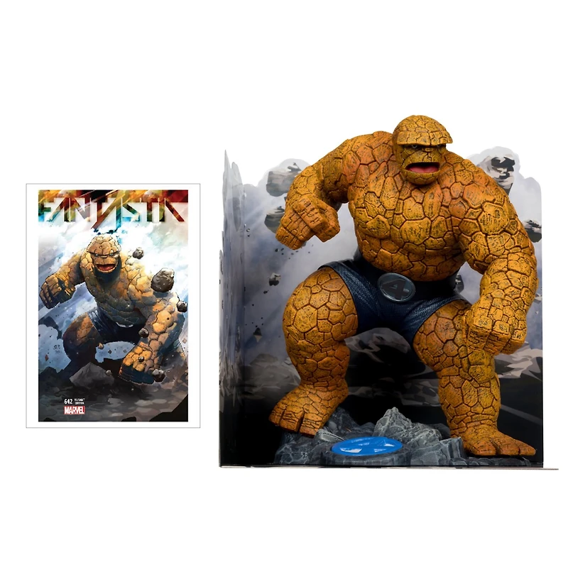 Marvel The Thing 1:10th Scale Collectible with Scene (Fantastic Four #642) 
