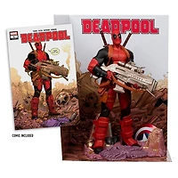 Marvel Deadpool 1:6th Scale Collectible with Scene & Comic (Deadpool #1) 