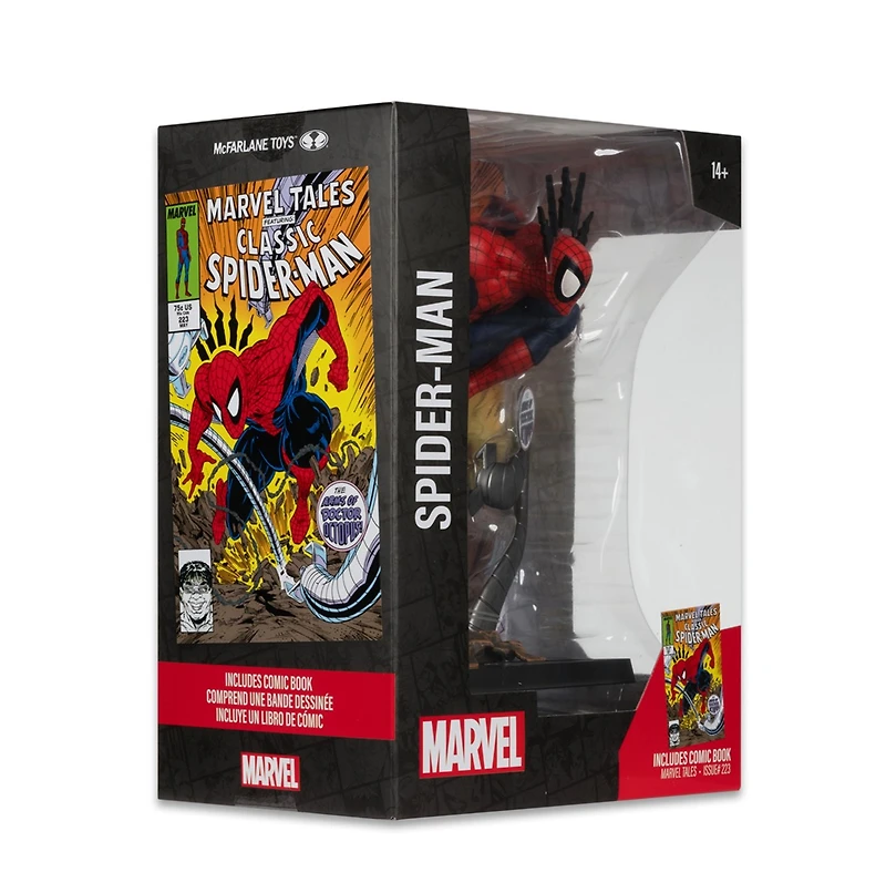 Marvel Spider-Man 1:6th Scale Collectible with Scene & Comic (Marvel Tales #223) 