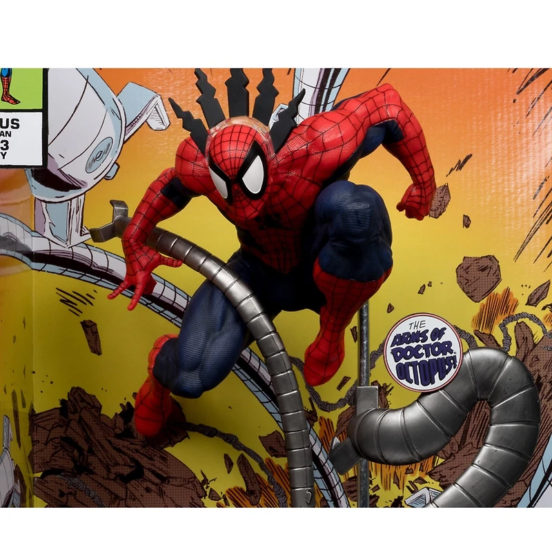 Marvel Spider-Man 1:6th Scale Collectible with Scene & Comic (Marvel Tales #223) 