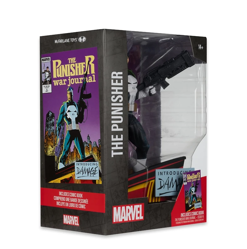 Marvel The Punisher 1:6th Scale Collectible with Scene & Comic (The Punisher War Journal #8) 