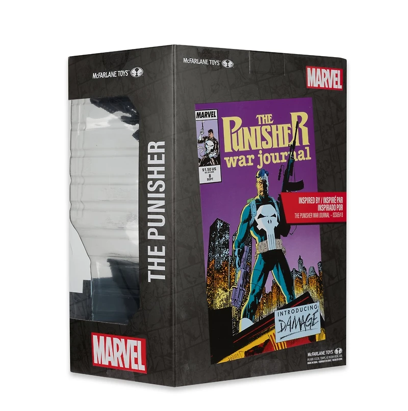 Marvel The Punisher 1:6th Scale Collectible with Scene & Comic (The Punisher War Journal #8) 