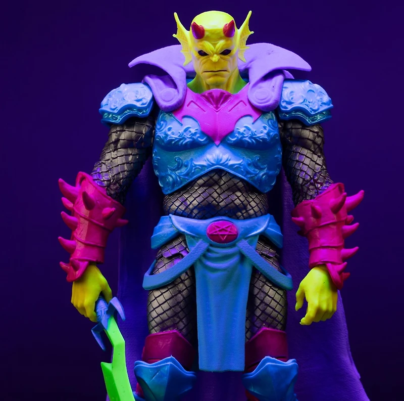 DC Multiverse The Demon (Demon Knights) Black Light Edition Gold Label 7-Inch Action Figure 