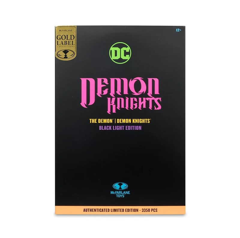 DC Multiverse The Demon (Demon Knights) Black Light Edition Gold Label 7-Inch Action Figure 