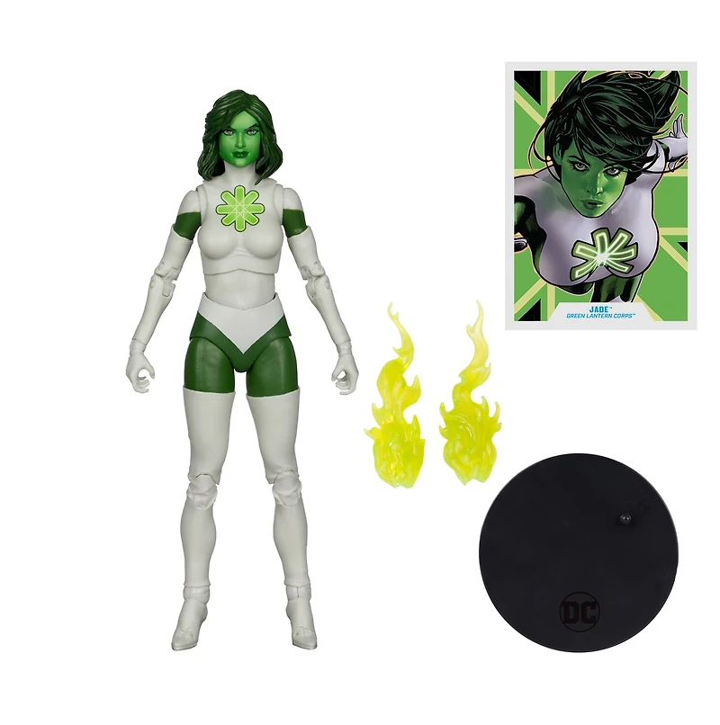 DC Multiverse Jade (Green Lantern Corps) 7-Inch Action Figure (Red Platinum Edition) 