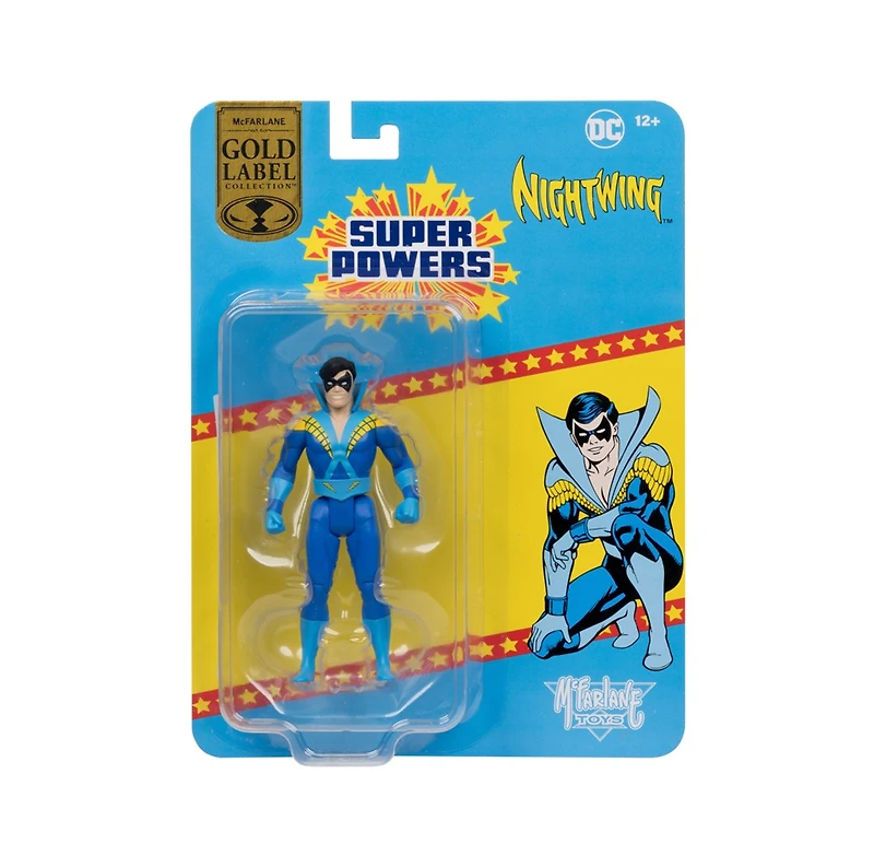DC Super Powers Nightwing 4.5-Inch Action Figure Gold Label 