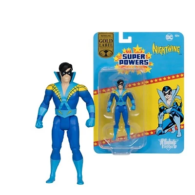 DC Super Powers Nightwing 4.5-Inch Action Figure Gold Label 