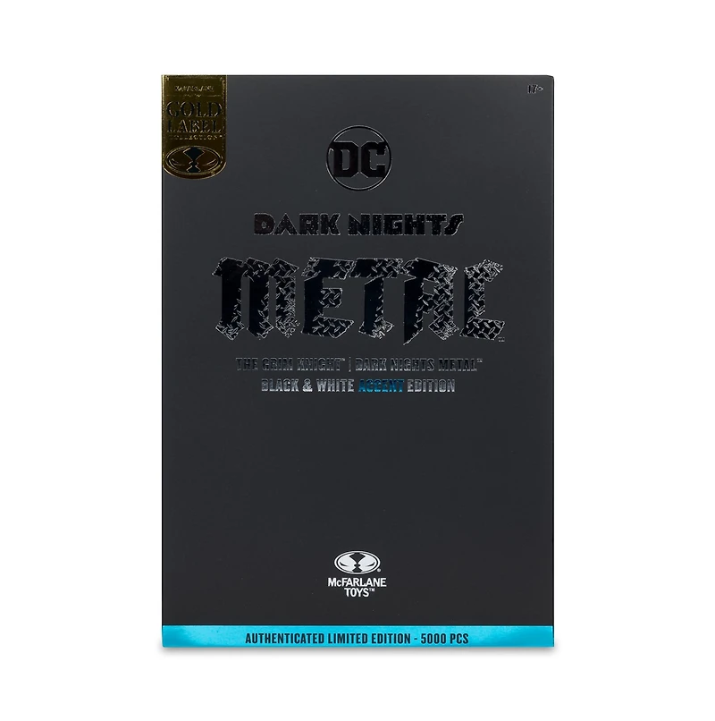 DC Multiverse The Grim Knight (Dark Nights Metal) Black & White Accent Edition Gold Label 7-Inch Action Figure