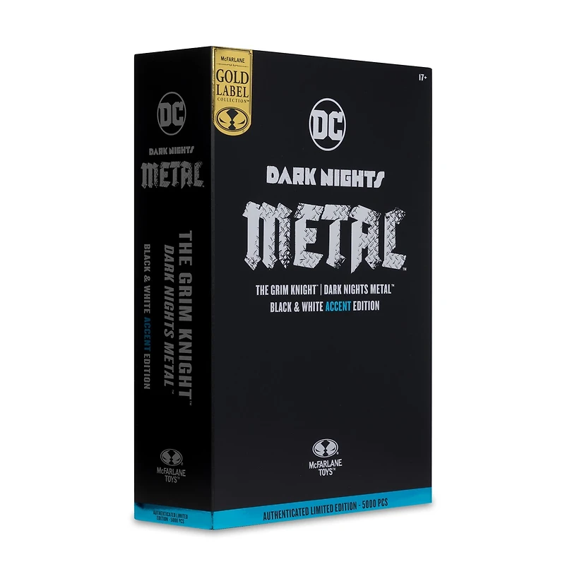 DC Multiverse The Grim Knight (Dark Nights Metal) Black & White Accent Edition Gold Label 7-Inch Action Figure