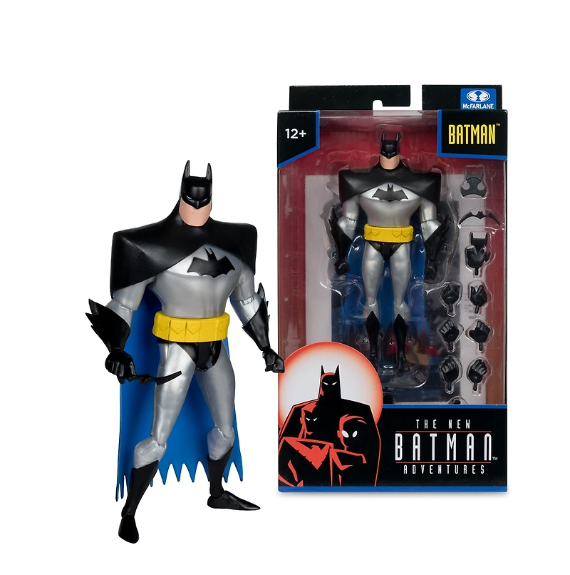 The New Batman Adventures Batman (Silver) 6-Inch Scale Action Figure 