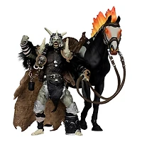 Bloodaxe with Horse (Spawn: The Dark Ages) Gold Label 7-Inch Action Figure 2 pack with McFarlane Toys Digital Collectible