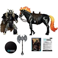 Bloodaxe with Horse (Spawn: The Dark Ages) Gold Label 7-Inch Action Figure 2 pack with McFarlane Toys Digital Collectible