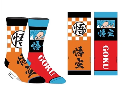Dragon Ball Z Goku Socks 2 Pack